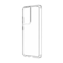QDOS Hybrid Clear for Samsung S21 Ultra - Clear rigid back with flexible sides