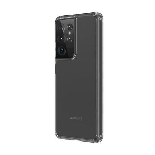 QDOS Hybrid Clear for Samsung S21 Ultra - Clear rigid back with flexible sides