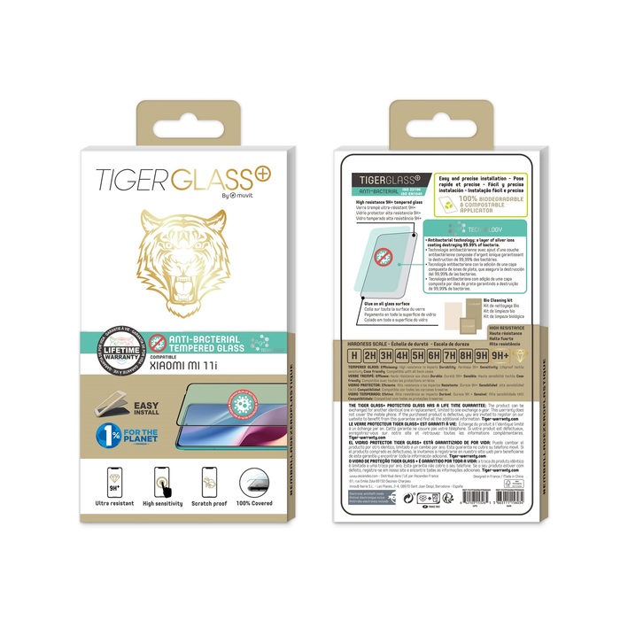 Muvit Sreen Protector Tiger compatible with Xiaomi Mi11I