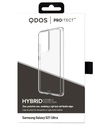 QDOS Hybrid Clear for Samsung S21 Ultra - Clear rigid back with flexible sides