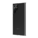QDOS Hybrid Clear for Samsung S22 Ultra - Clear rigid back with flexible sides.