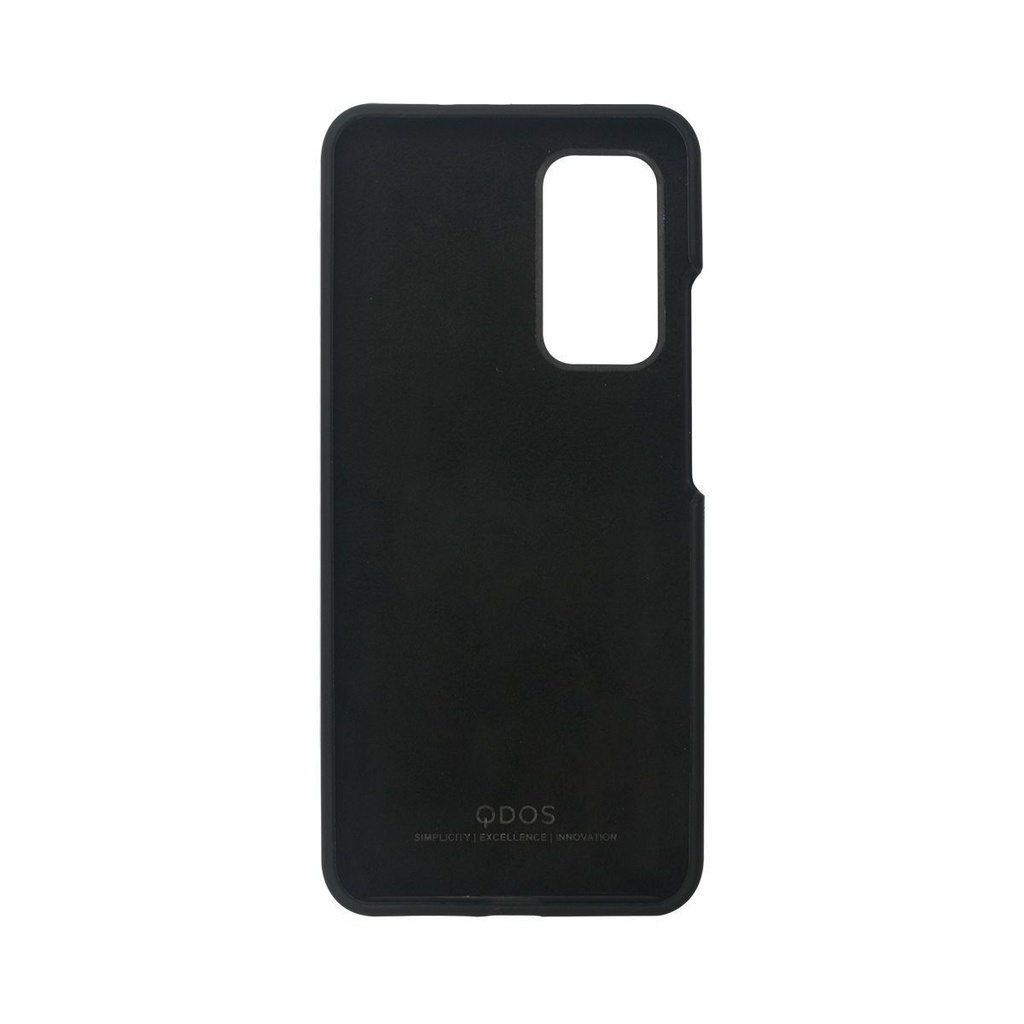 QDOS TOUCH Silicone Black for Xiaomi Mi 10T - liquid silicone case with micro fibre interior