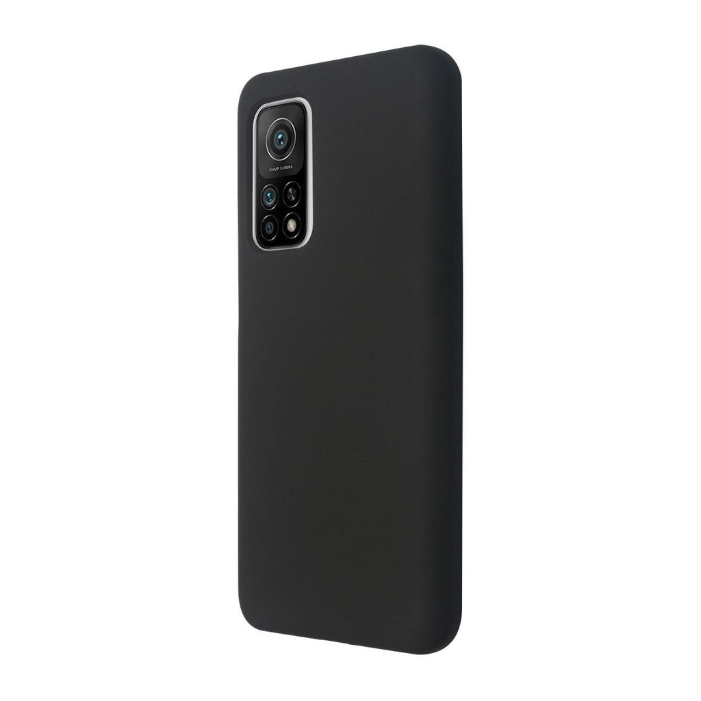 QDOS TOUCH Silicone Black for Xiaomi Mi 10T - liquid silicone case with micro fibre interior