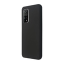 QDOS TOUCH Silicone Black for Xiaomi Mi 10T - liquid silicone case with micro fibre interior