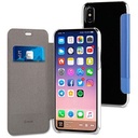 Muvit Folio Case for iPhone X-Blue