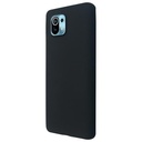 QDOS TOUCH Silicone Black for Xiaomi Mi 11 Lite 5G - liquid silicone case with micro fibre interior