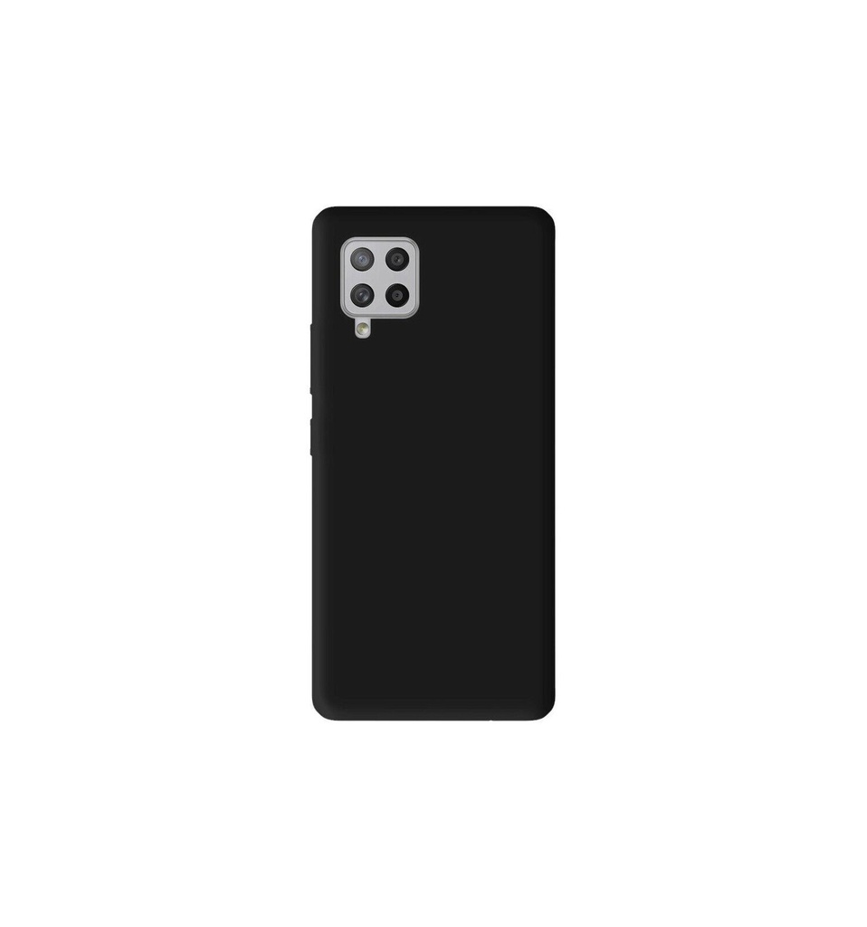 QDOS Touch Soft silicone Case for Galaxy A42 5G-Black - Retail Pack - Sealed