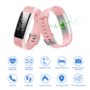 Letscom Fitness Tracker ID115PLUS HR Pink