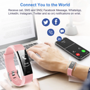 Letscom Fitness Tracker ID115PLUS HR Pink