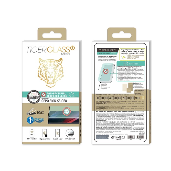 Muvit Sreen Protector Tiger compatible with Xiaomi Mi11