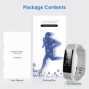 Letscom Fitness Tracker ID115Plus HR - White - Retail Pack - Sealed - New