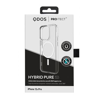 QDOS Hybrid Pure with SNAP Clear for iPhone 13 Pro