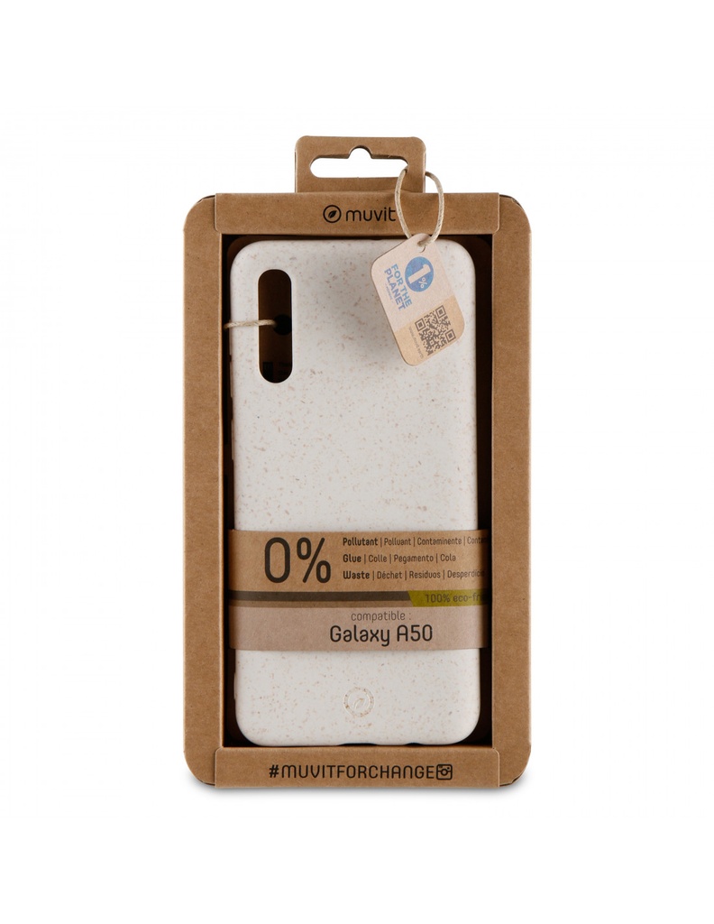 Muvit 100 % Eco-Friendly for Galaxy A50-White
