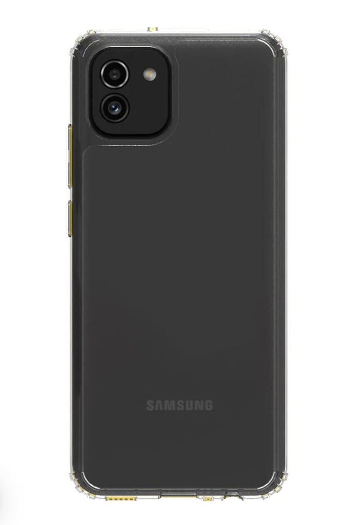 QDOS Hybrid Clear for Samsung A03 4G - Clear rigid back with flexible sides