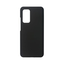 QDOS TOUCH Silicone Black for Xiaomi Mi 10T - liquid silicone case with micro fibre interior
