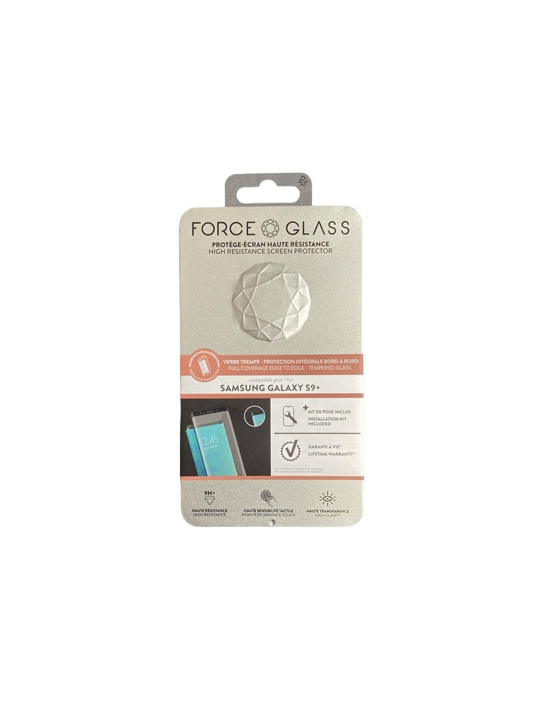 BIGBEN Force Glass for Samsung A8 - Transparent - Retail Pack - Sealed