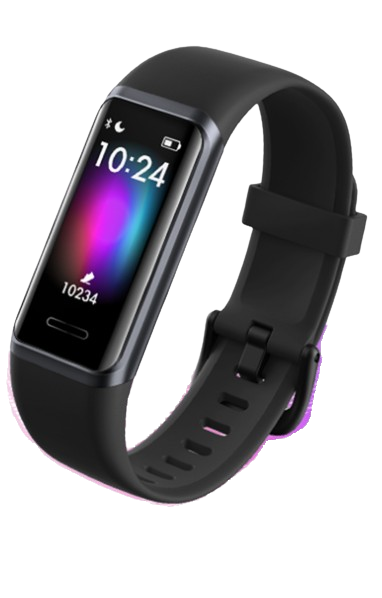 Letscom Fitness Tracker GT Band - Black/Black - Retail Pack - Sealed - New