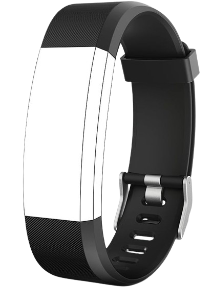 Letscom Fitness Tracker Replacement Bands ID115PHR - Black - free Packaging - New