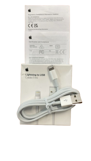 Apple Data Cable A1480 - USB to Lightning - 1m - Retail Pack - Open Box - Refurb