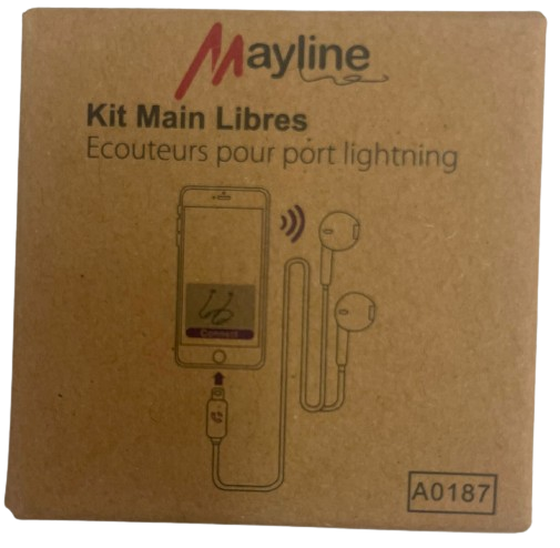 [58141003121] Generic Headset Lighning V1 - New carton Marron