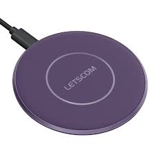 [70146006141] Letscom Wireless Charger 15W - Super P - PURPLE