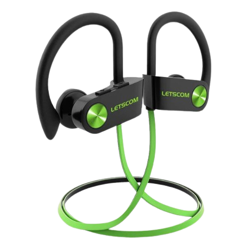[69146026141] Letscom Wireless Sport Headphone U81-B GREEN / BLACK