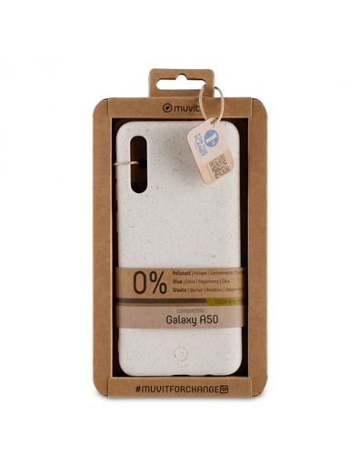[61157027141] Muvit 100 % Eco-Friendly for Galaxy A50-White