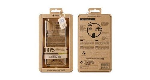 [61157031141] Muvit 100 % Eco-Friendly for Galaxy S20-Transparent