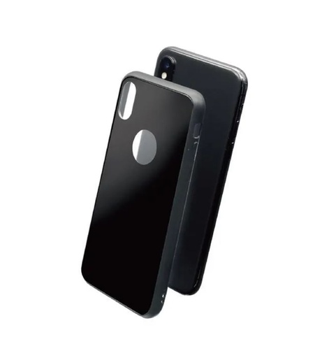 [61157019141] Muvit Glass Case for iPhone XS Max-Black