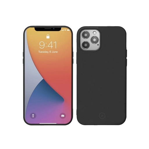 [61157045141] Muvit Natural Bach case for iPhone 12/12 Pro-Black