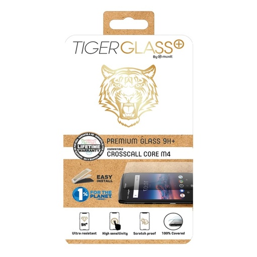 [77157022141] Muvit Screen Protector TIGER GLASS compatible with Crosscall M4