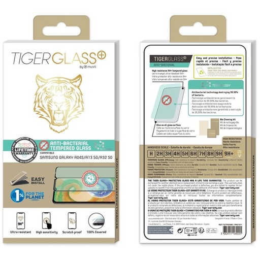 [77157054141] Muvit Screen Protector Tiger compatible with Galaxy A13 5G