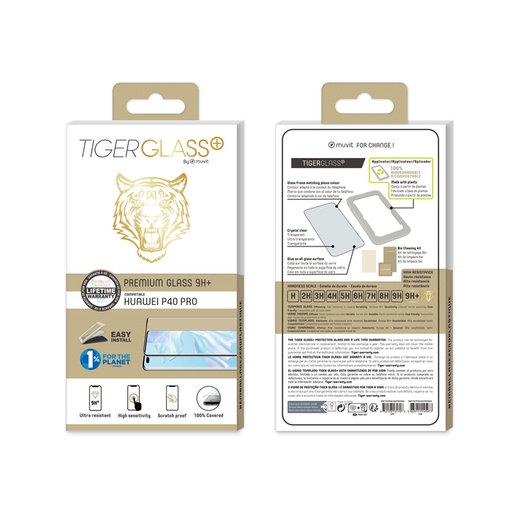 [77157071141] Muvit Screen Protector Tiger compatible with Huawei P40 Pro