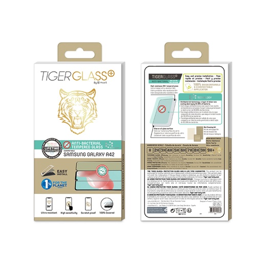 [77157029141] Muvit Sreen Protector Tiger compatible with Samsung A42 5G