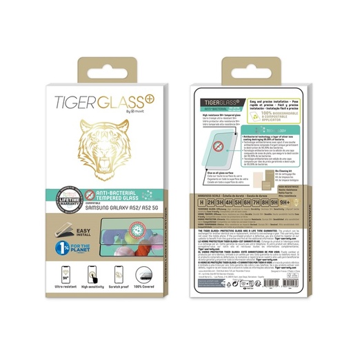 [77157017141] Muvit Sreen Protector Tiger compatible with Samsung A52