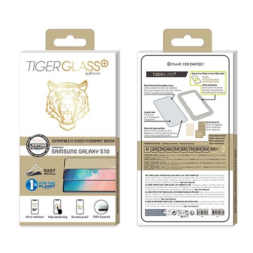 [77157036141] Muvit Sreen Protector Tiger compatible with Samsung S10 V2