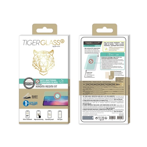 [77157014141] Muvit Sreen Protector Tiger compatible with Xiao Redmi 9T