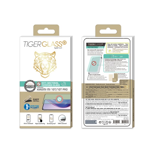 [77157031141] Muvit Screen Protector Tiger compatible with Xiaomi 10T