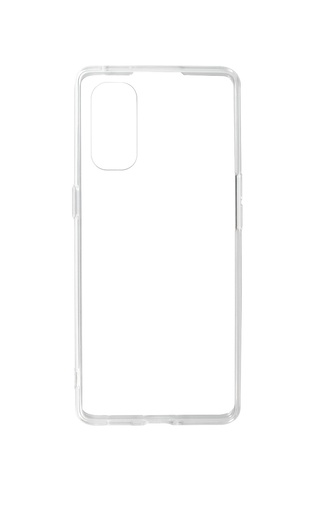 [61154026141] QDOS Hybrid Clear for OPPO Reno4 Pro 5G - Clear rigid back with flexible sides.