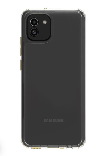 [61154011141] QDOS Hybrid Clear for Samsung A03 4G - Clear rigid back with flexible sides