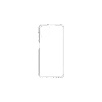 [61154018141] QDOS Hybrid Clear for Samsung Galaxy A12 - Clear rigid back with flexible sides