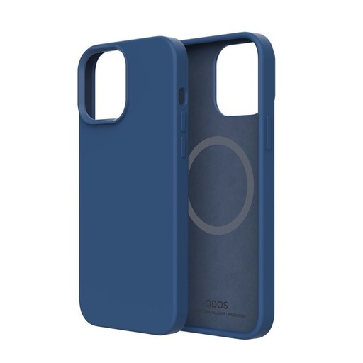 [61154008141] QDOS case TOUCH Pure with SNAP Blue, compatible with MagSafe Accessories for iPhone 13 Pro