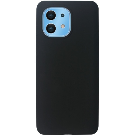 [61154023141] QDOS TOUCH Silicone Black for Xiaomi Mi 11 Lite 5G - liquid silicone case with micro fibre interior
