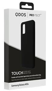 [61154035141] QDOS Touch Soft Silicone Case for Galaxy A02S - Black