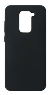 [61154048141] QDOS Touch Soft silicone Case for Redmi Note 9-Black