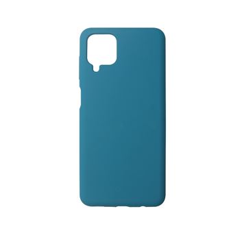 [61154013141] QDOS TOUCH Silicone Blue for Samsung A12 - liquid silicone case with micro fibre interior - Retail Pack - Sealed