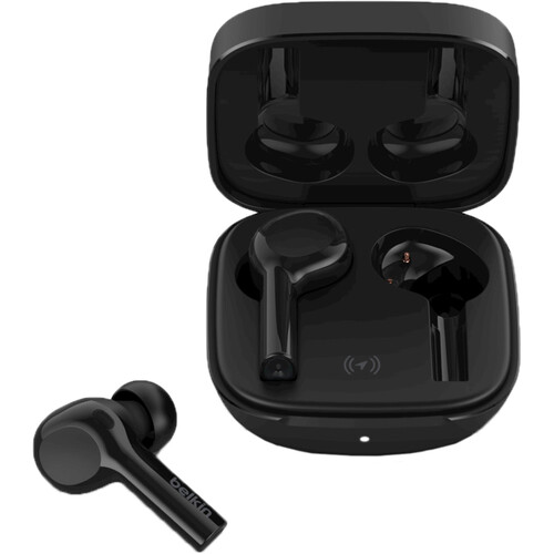[64161002163] Belkin Bluetooth Earbud SOUNDFORM Move Plus Black - Retail Pack - Open Box - Refurb