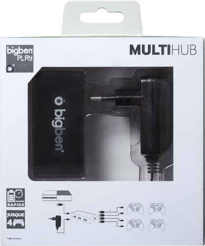 [80159001141] Bigben HUB USB 4 PORTS - Retail Pack - Sealed - New