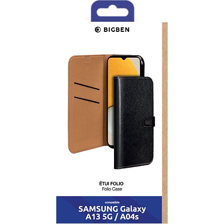 [61159055141] BIGBEN Case Wallet Black for Samsung A13 5G - Retail Pack - Sealed