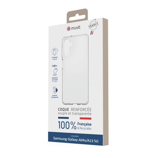 [61157064141] Muvit Case MADINF Samsung A13 5G Transparent - Retail Pack - Sealed